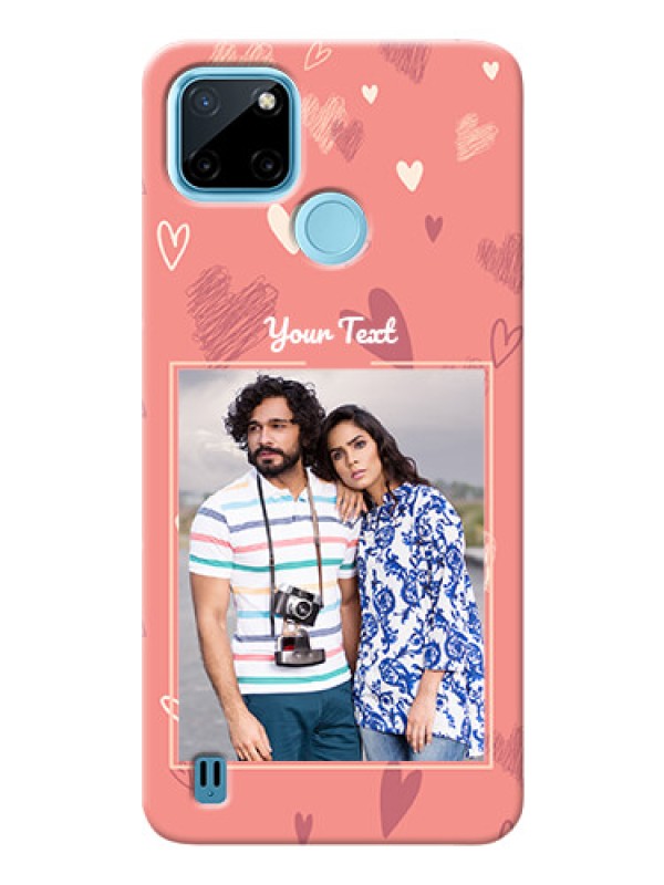 Custom Realme C21Y custom mobile phone cases: love doodle art Design