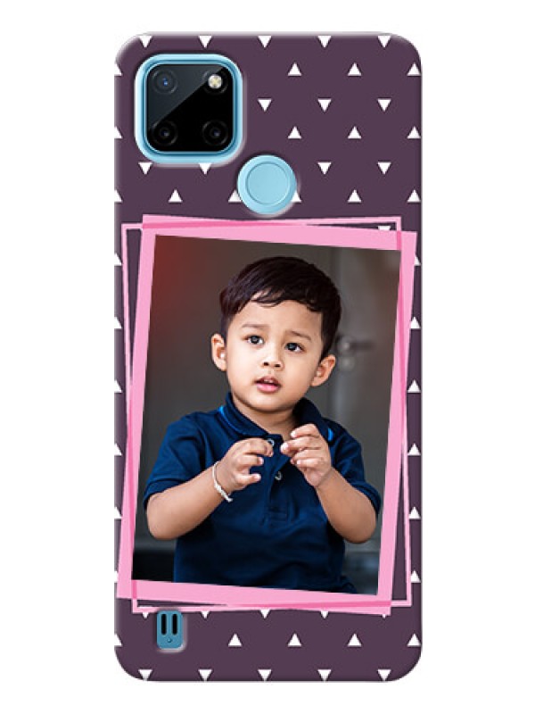 Custom Realme C21Y Phone Cases: Triangle Pattern Dotted Design