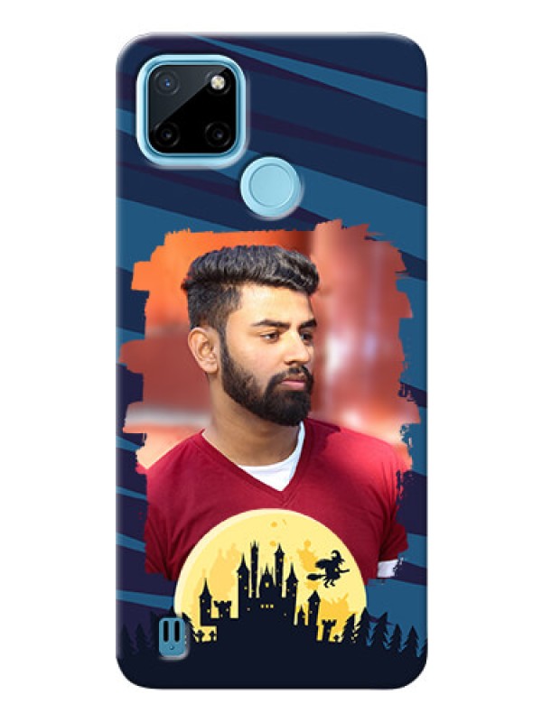 Custom Realme C21Y Back Covers: Halloween Witch Design 