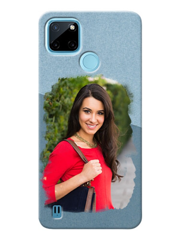 Custom Realme C21Y custom mobile phone covers: Grunge Line Art Design