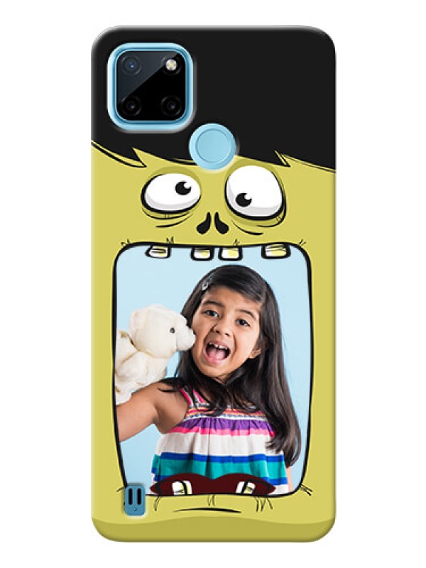 Custom Realme C21Y Mobile Covers: Cartoon monster back case Design