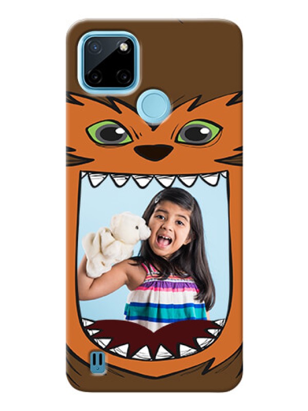 Custom Realme C21Y Phone Covers: Owl Monster Back Case Design