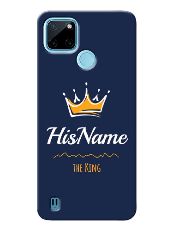 Custom Realme C21Y King Phone Case with Name