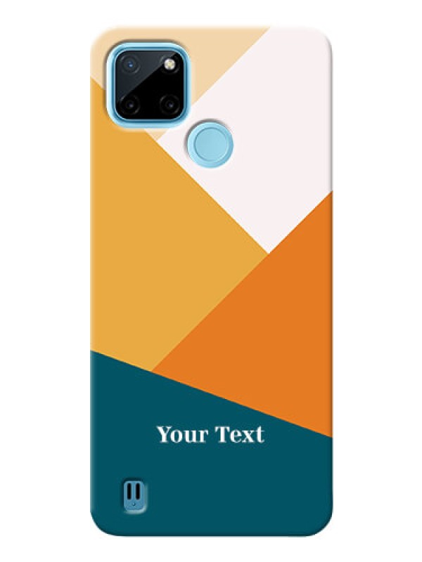 Custom Realme C21Y Custom Phone Cases: Stacked Multi-colour Design