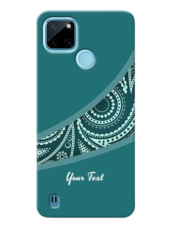 Custom Realme C21Y Custom Phone Covers: semi visible floral Design