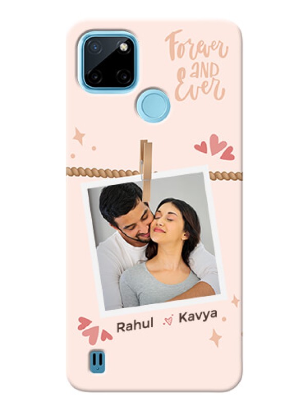 Custom Realme C21Y Phone Back Covers: Forever and ever love Design