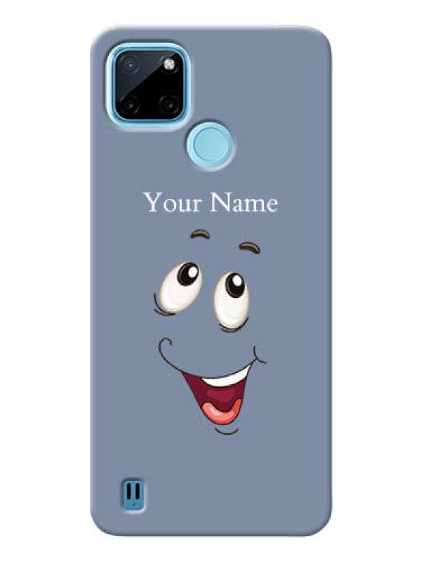 Custom Realme C21Y Phone Back Covers: Laughing Cartoon Face Design