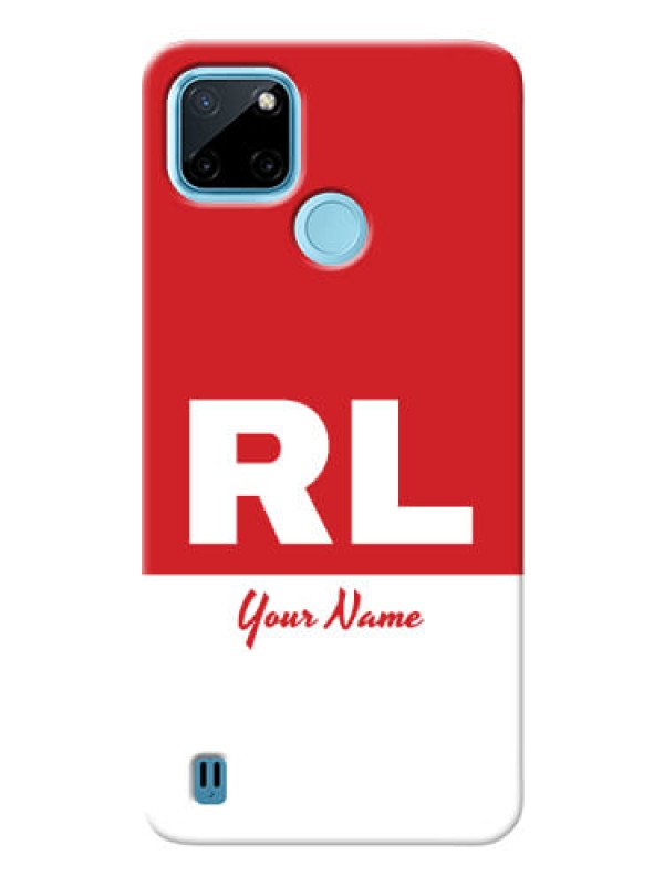 Custom Realme C21Y Custom Phone Cases: dual tone custom text Design