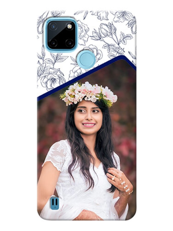 Custom Realme C25_Y Phone Cases: Premium Floral Design