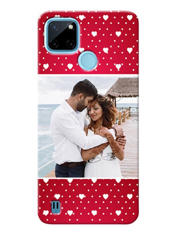 Custom Realme C25_Y custom back covers: Hearts Mobile Case Design