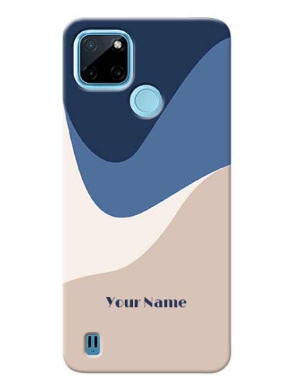 Custom Realme C25_Y Back Covers: Abstract Drip Art Design