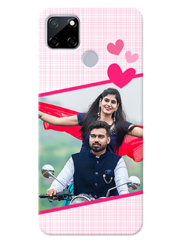 Custom Realme C25s Personalised Phone Cases: Love Shape Heart Design