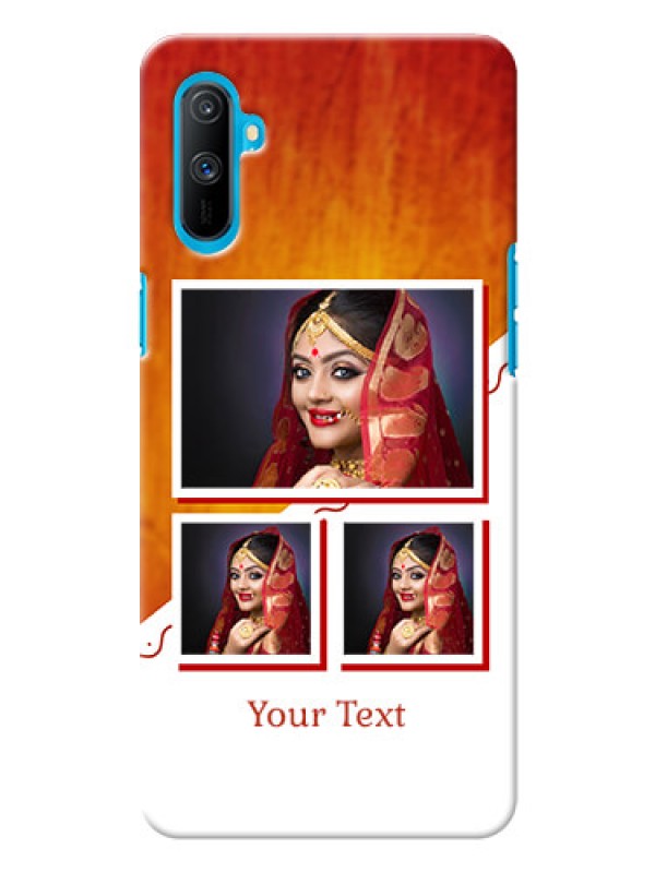 Custom Realme C3 Personalised Phone Cases: Wedding Memories Design  