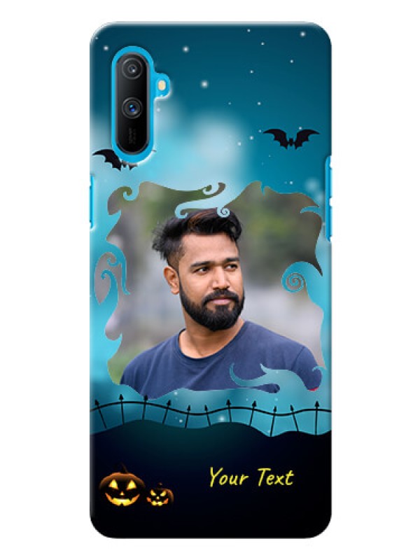 Custom Realme C3 Personalised Phone Cases: Halloween frame design