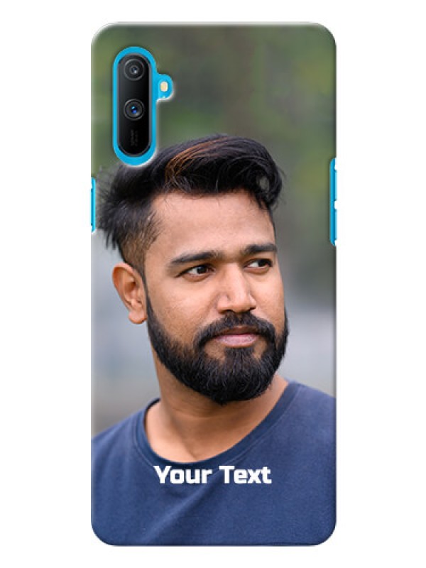 Custom Realme C3 Mobile Cover: Photo with Text