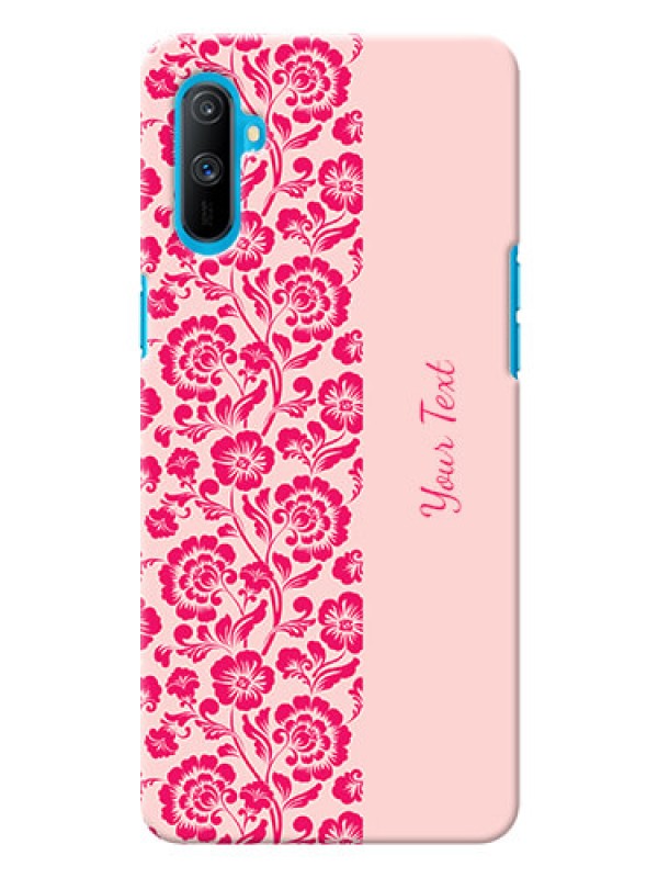 Custom Realme C3 Phone Back Covers: Attractive Floral Pattern Design