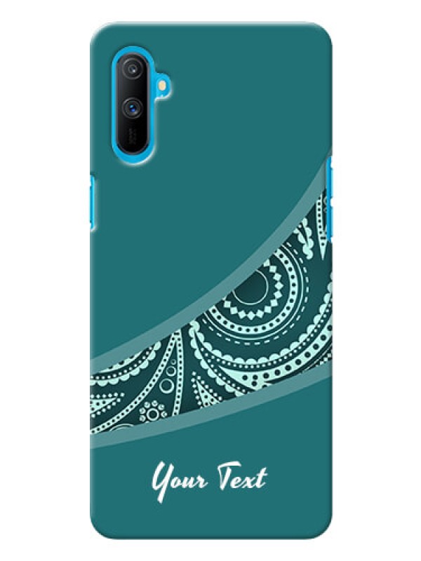Custom Realme C3 Custom Phone Covers: semi visible floral Design