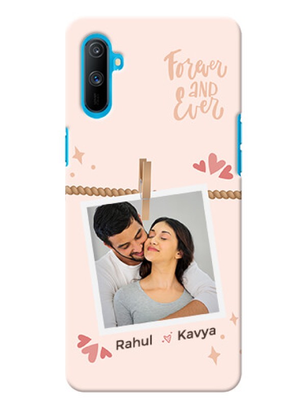 Custom Realme C3 Phone Back Covers: Forever and ever love Design