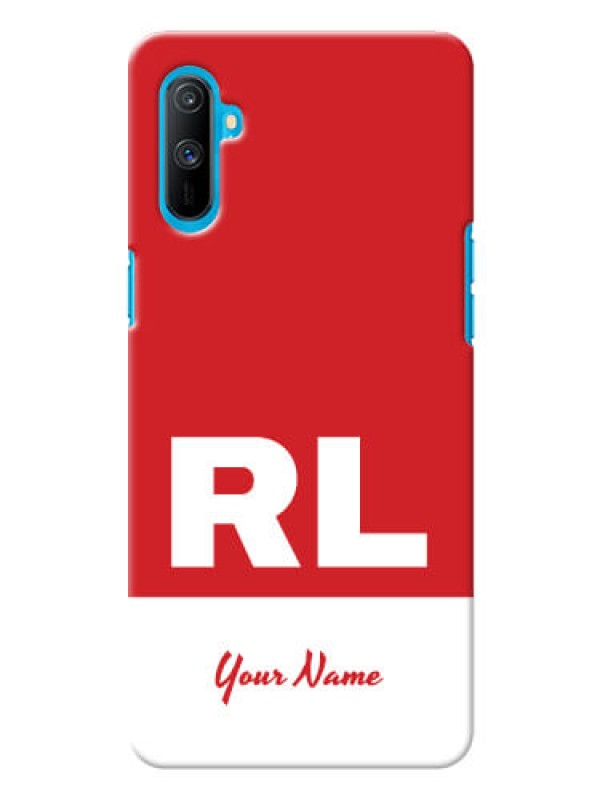 Custom Realme C3 Custom Phone Cases: dual tone custom text Design