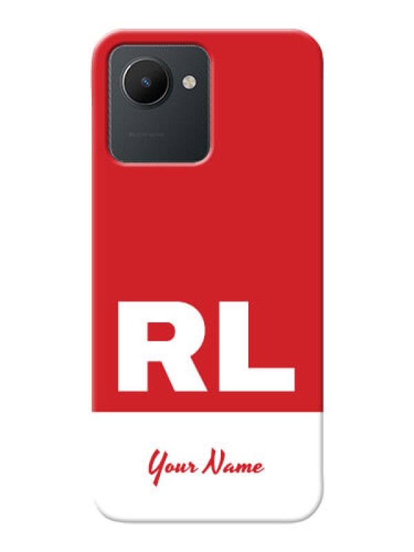 Custom Realme C30 Custom Phone Cases: dual tone custom text Design
