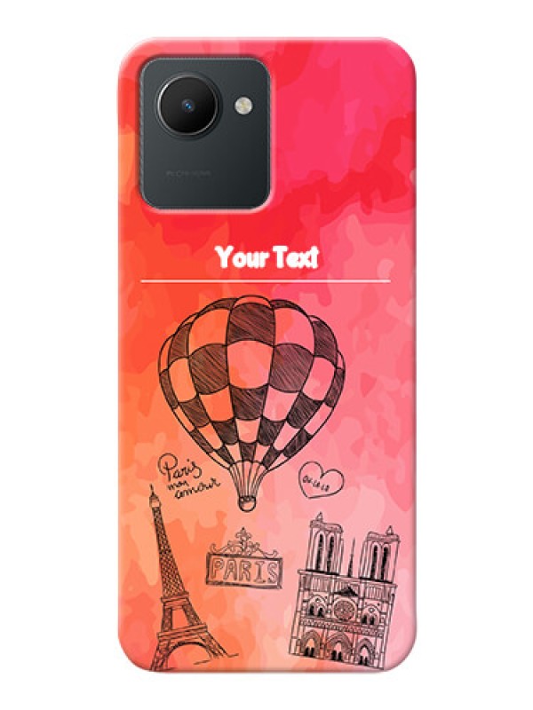 Custom Realme C30s Personalized Mobile Covers: Paris Theme Design