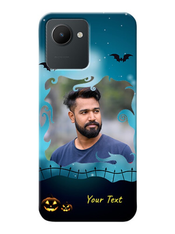Custom Realme C30s Personalised Phone Cases: Halloween frame design
