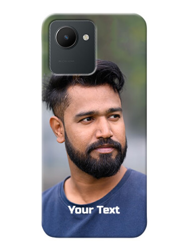 Custom Realme C30s Mobile Cover: Photo with Text