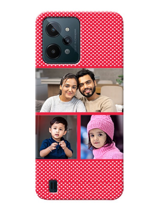 Custom Realme C31 mobile back covers online: Bulk Pic Upload Design
