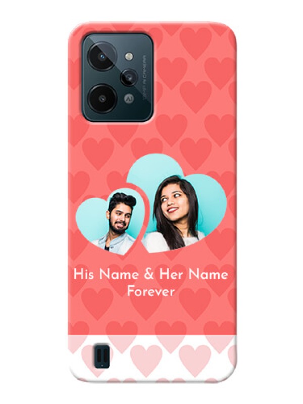 Custom Realme C31 personalized phone covers: Couple Pic Upload Design