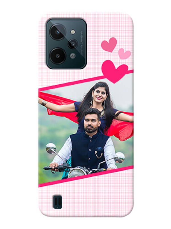 Custom Realme C31 Personalised Phone Cases: Love Shape Heart Design