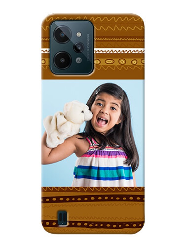 Custom Realme C31 Mobile Covers: Friends Picture Upload Design 