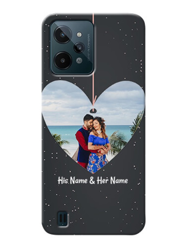 Custom Realme C31 custom phone cases: Hanging Heart Design