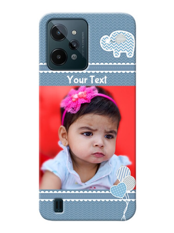 Custom Realme C31 Custom Phone Covers with Kids Pattern Design