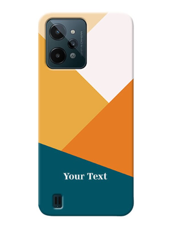Custom Realme C31 Custom Phone Cases: Stacked Multi-colour Design