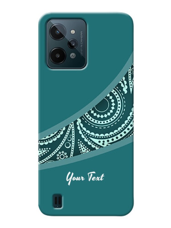 Custom Realme C31 Custom Phone Covers: semi visible floral Design