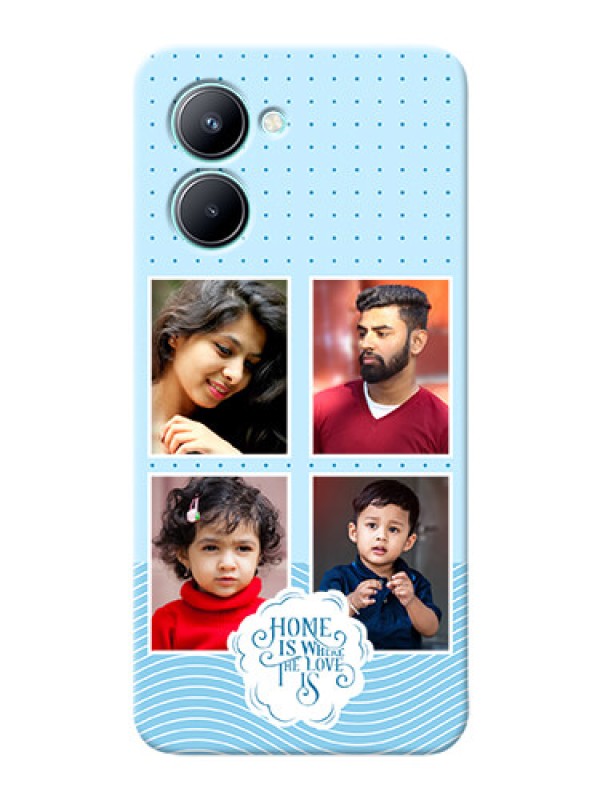 Custom Realme C33 2023 Custom Phone Covers: Cute love quote with 4 pic upload Design