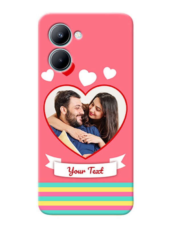 Custom Realme C33 Personalised mobile covers: Love Doodle Design