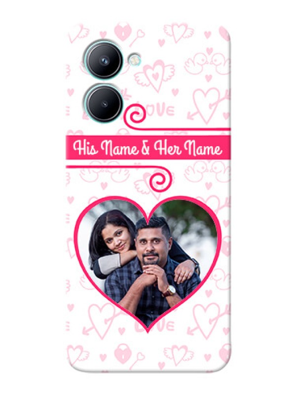 Custom Realme C33 Personalized Phone Cases: Heart Shape Love Design