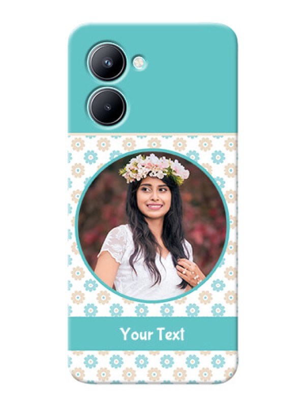 Custom Realme C33 Custom Mobile Back Covers: Beautiful Flowers Design