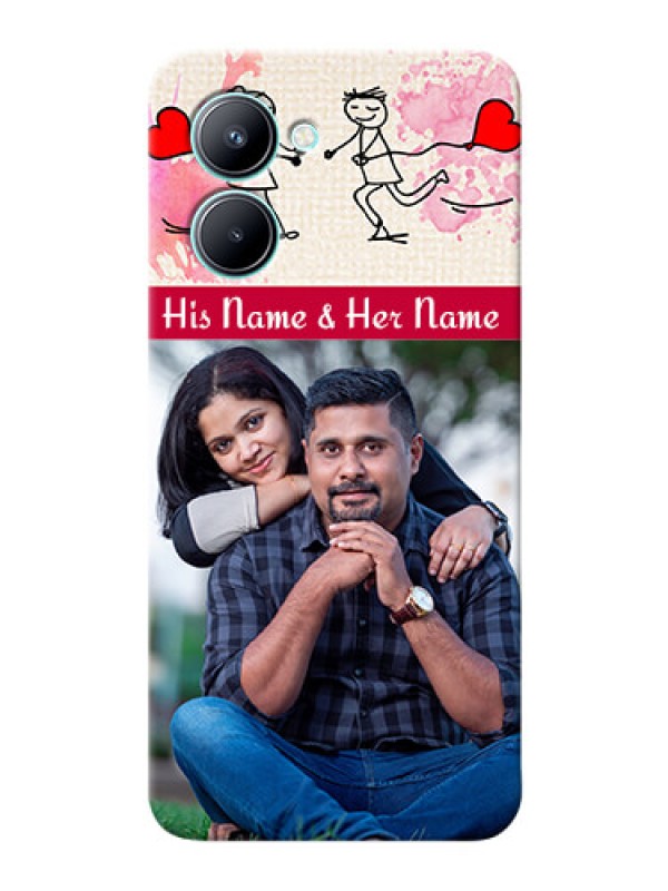 Custom Realme C33 phone back covers: You and Me Case Design