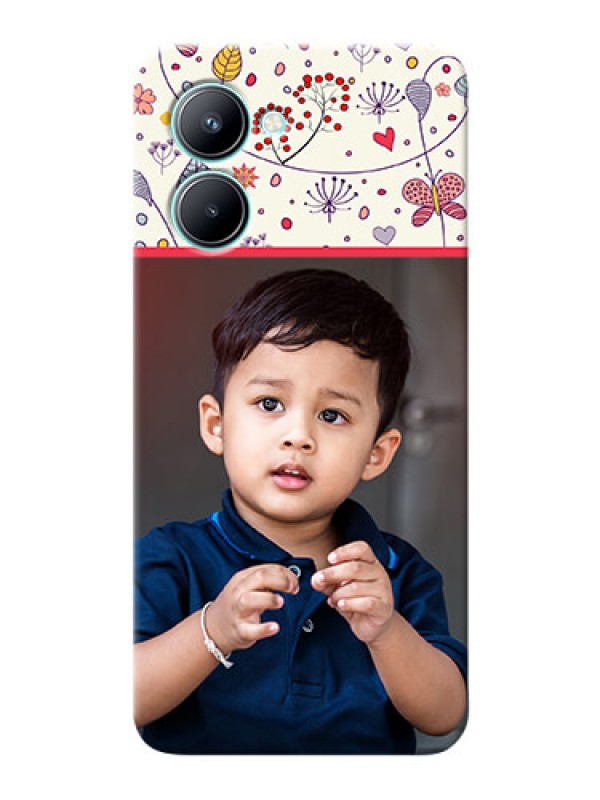 Custom Realme C33 phone back covers: Premium Floral Design