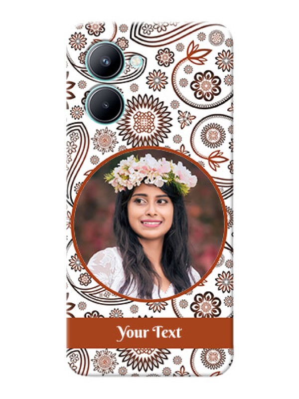 Custom Realme C33 phone cases online: Abstract Floral Design 