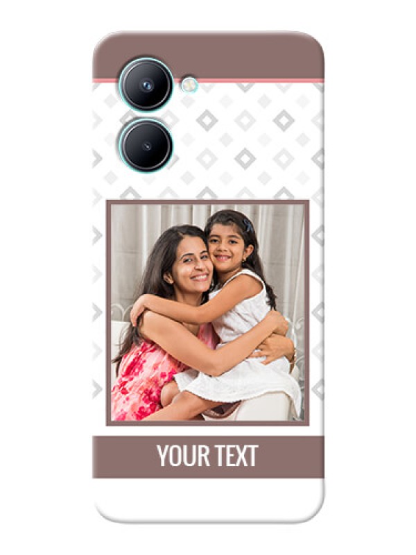 Custom Realme C33 custom back covers: Simple Diamond Design