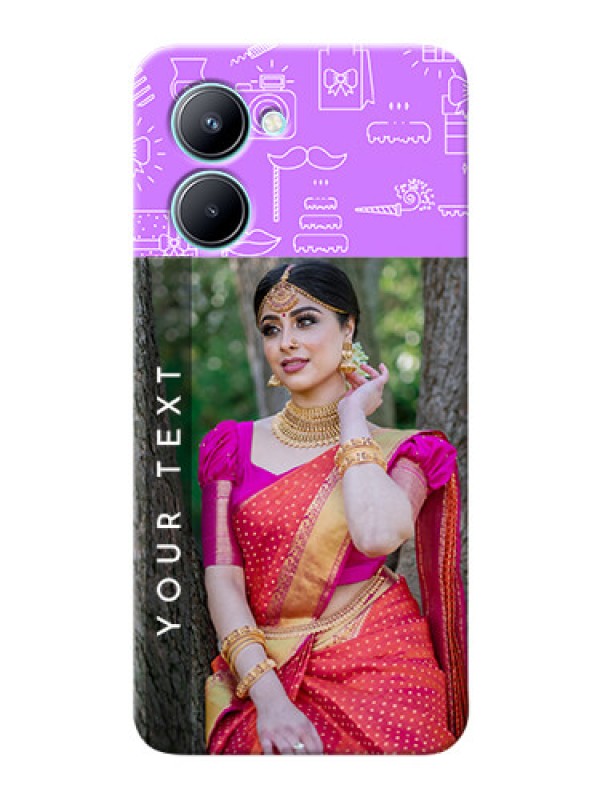 Custom Realme C33 Personalized Phone Cases: Birthday Icons Design