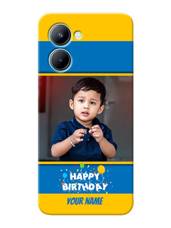 Custom Realme C33 Mobile Back Covers Online: Birthday Wishes Design