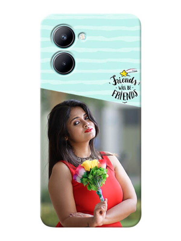 Custom Realme C33 Mobile Back Covers: Friends Picture Icon Design