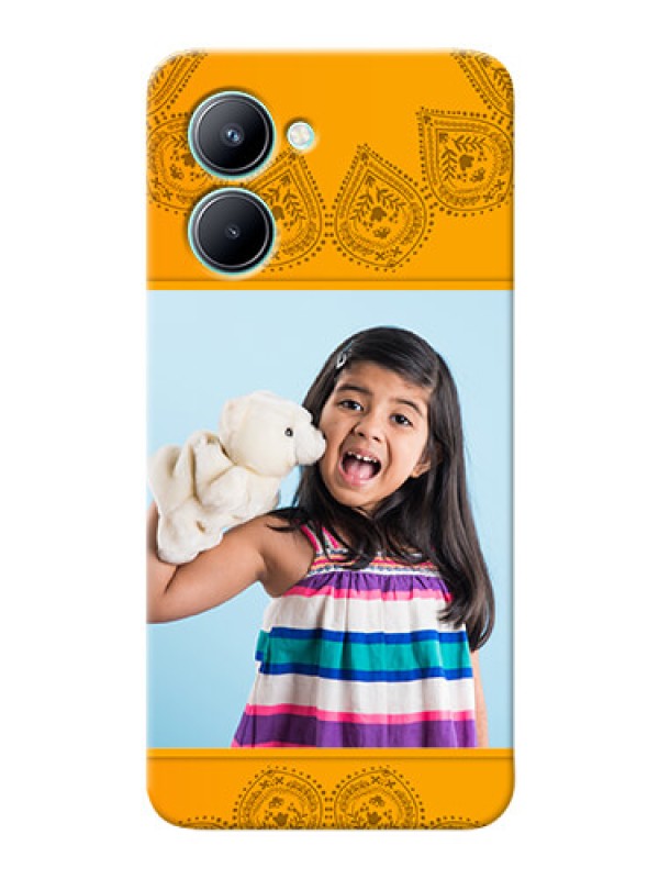 Custom Realme C33 custom mobile back covers: Photo Wedding Design 