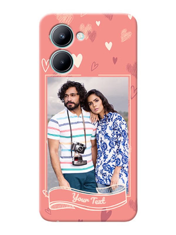 Custom Realme C33 custom mobile phone cases: love doodle art Design