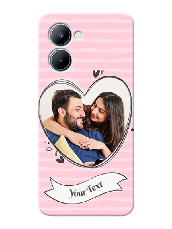 Custom Realme C33 custom mobile phone covers: Vintage Heart Design
