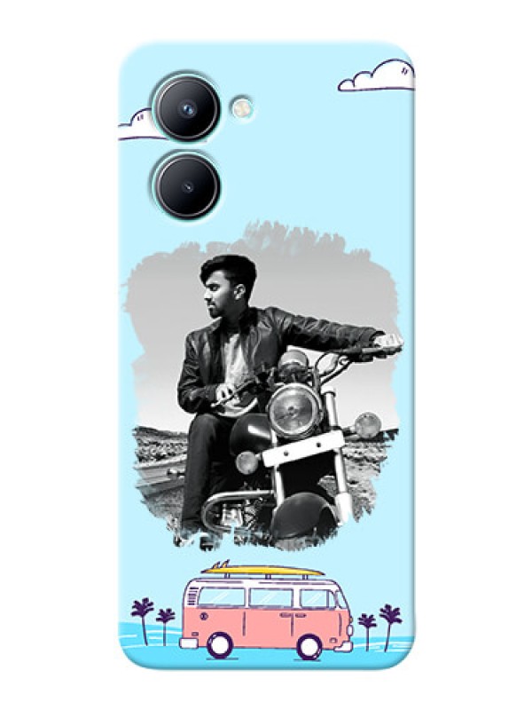 Custom Realme C33 Mobile Covers Online: Travel & Adventure Design